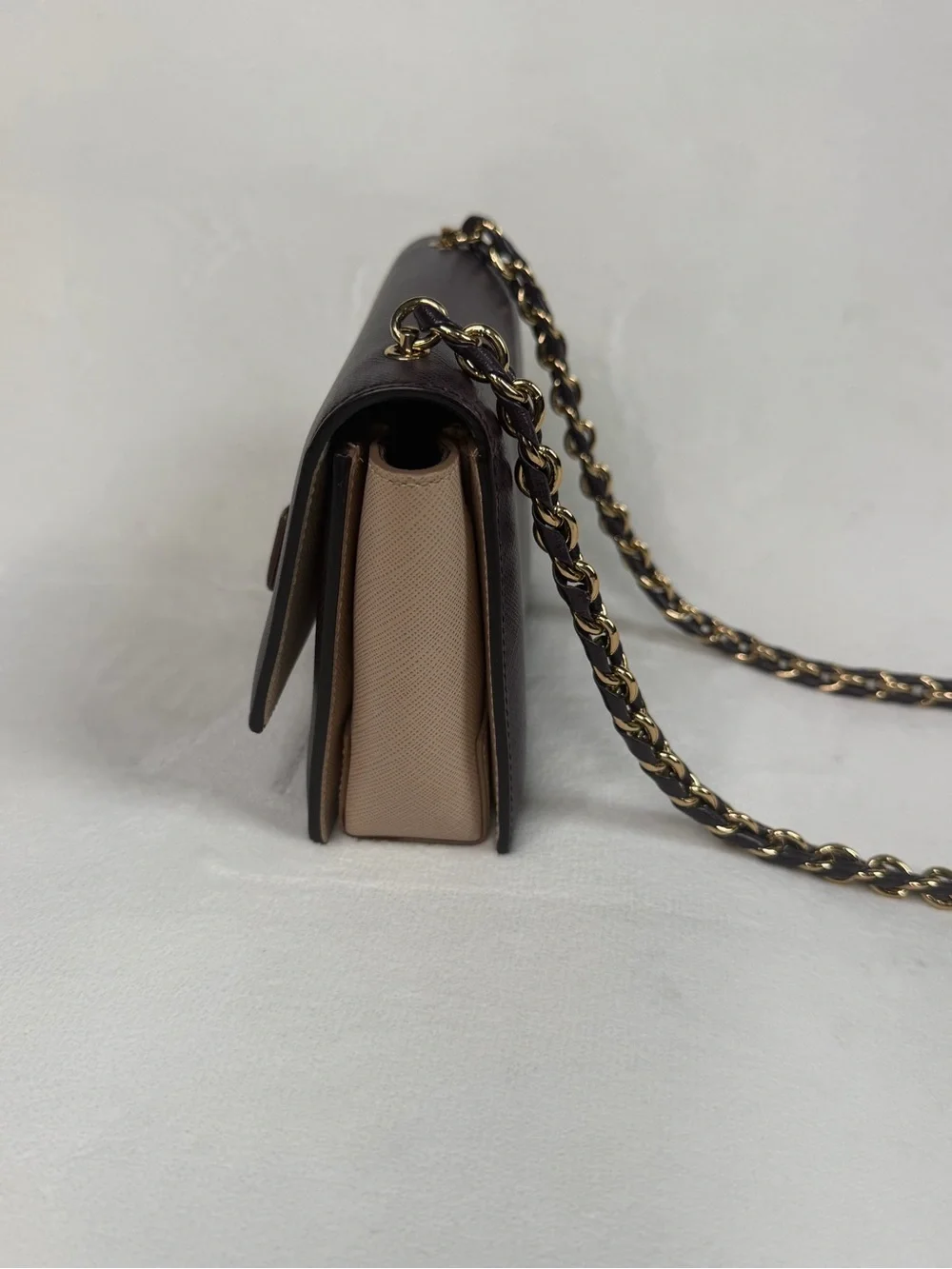 Salvatore Farragamo Leather Ginny Mini Vara Purple Crossbody Bag